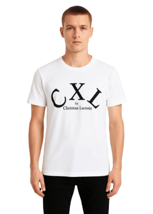 Tricou Christian Lacroix CXL Alb Bărbați