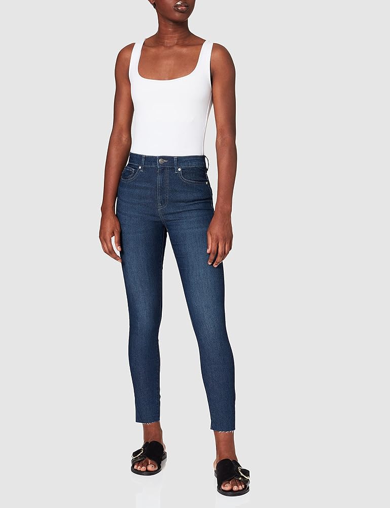 Blugi ONLY Onlblake Iris Life Ank Raw Dbd pentru femei