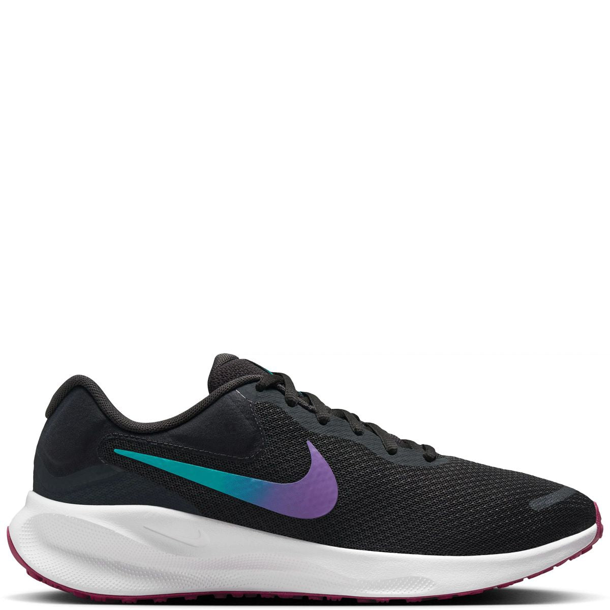 Nike Revolution Sneakers Unisex Negri cu Logo Multicolor – Pantofi Sport