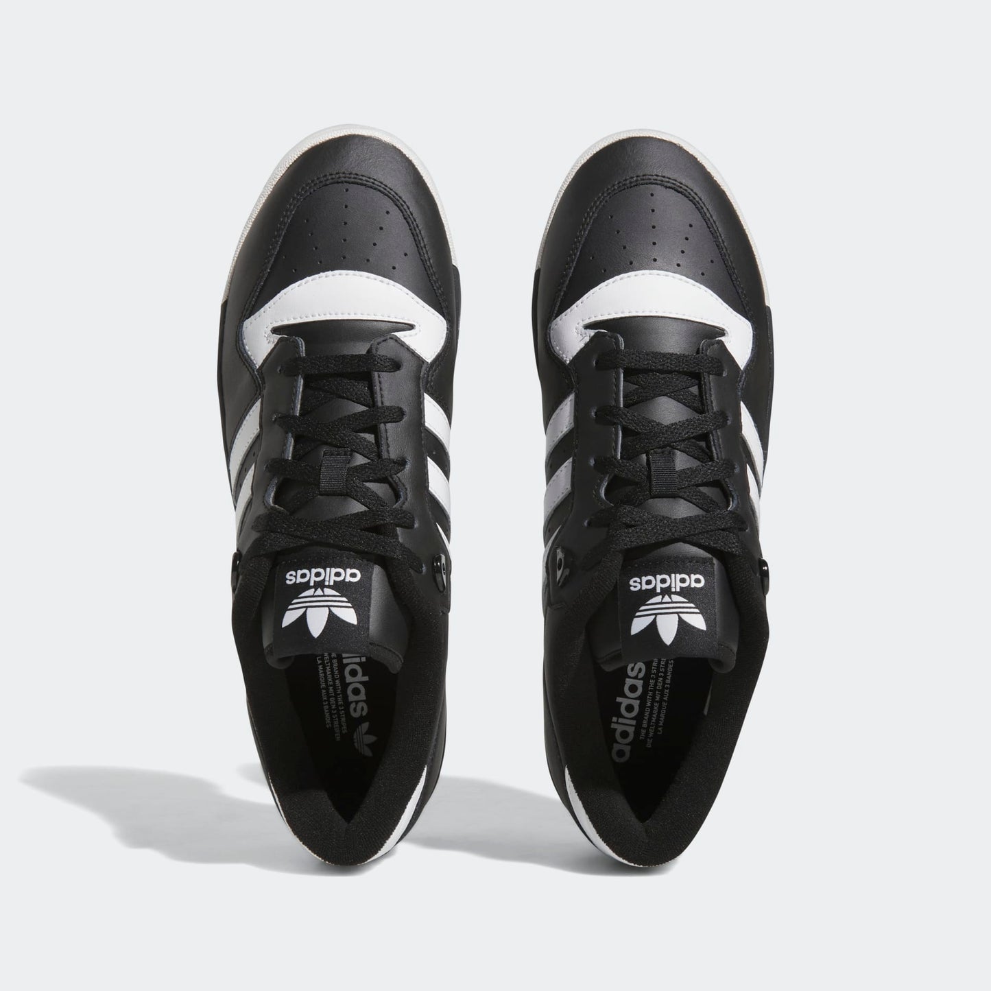 Adidas Originals Sneakers Unisex Negru/Alb din Piele Naturală și Material Sintetic