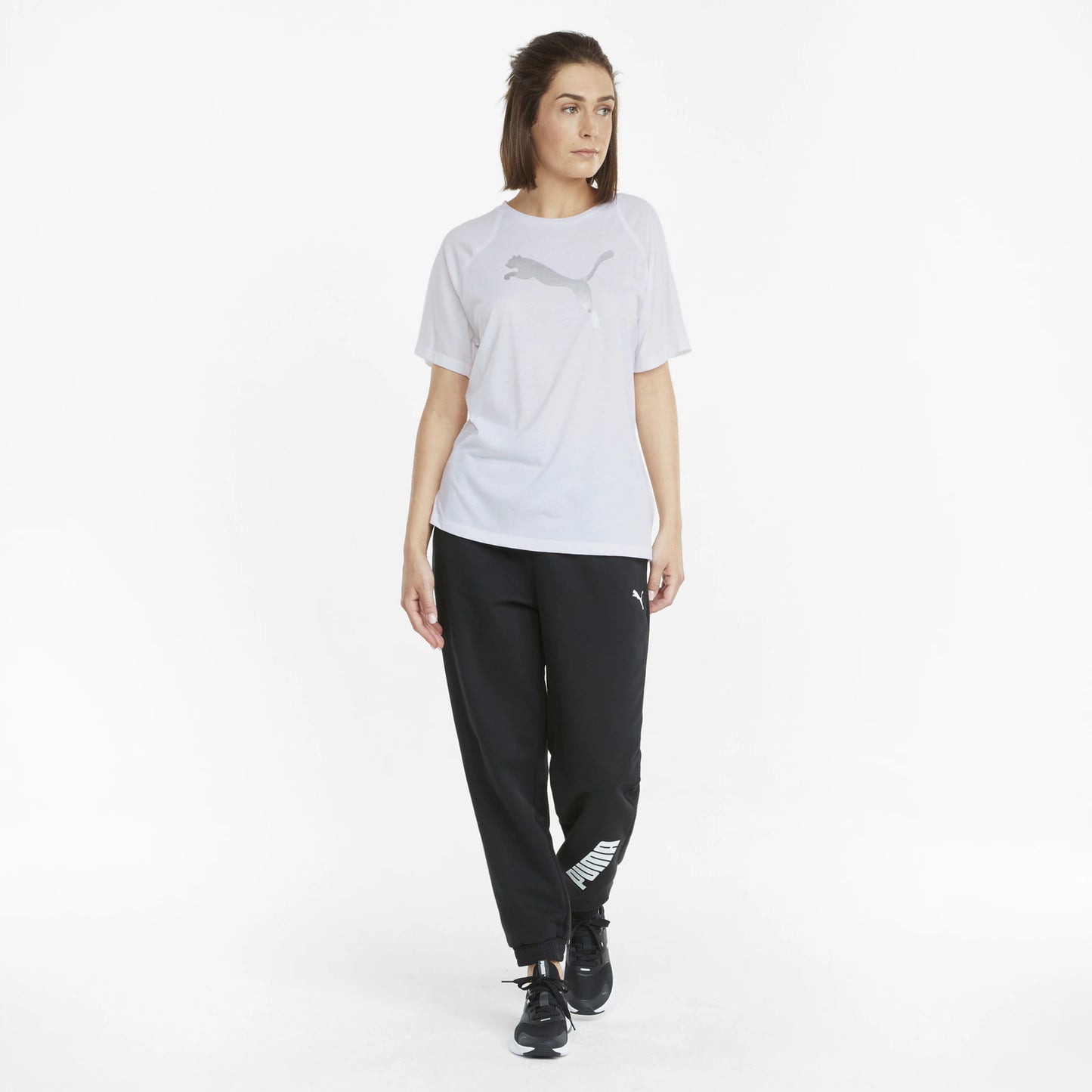 Tricou Puma Logo Alb Femei