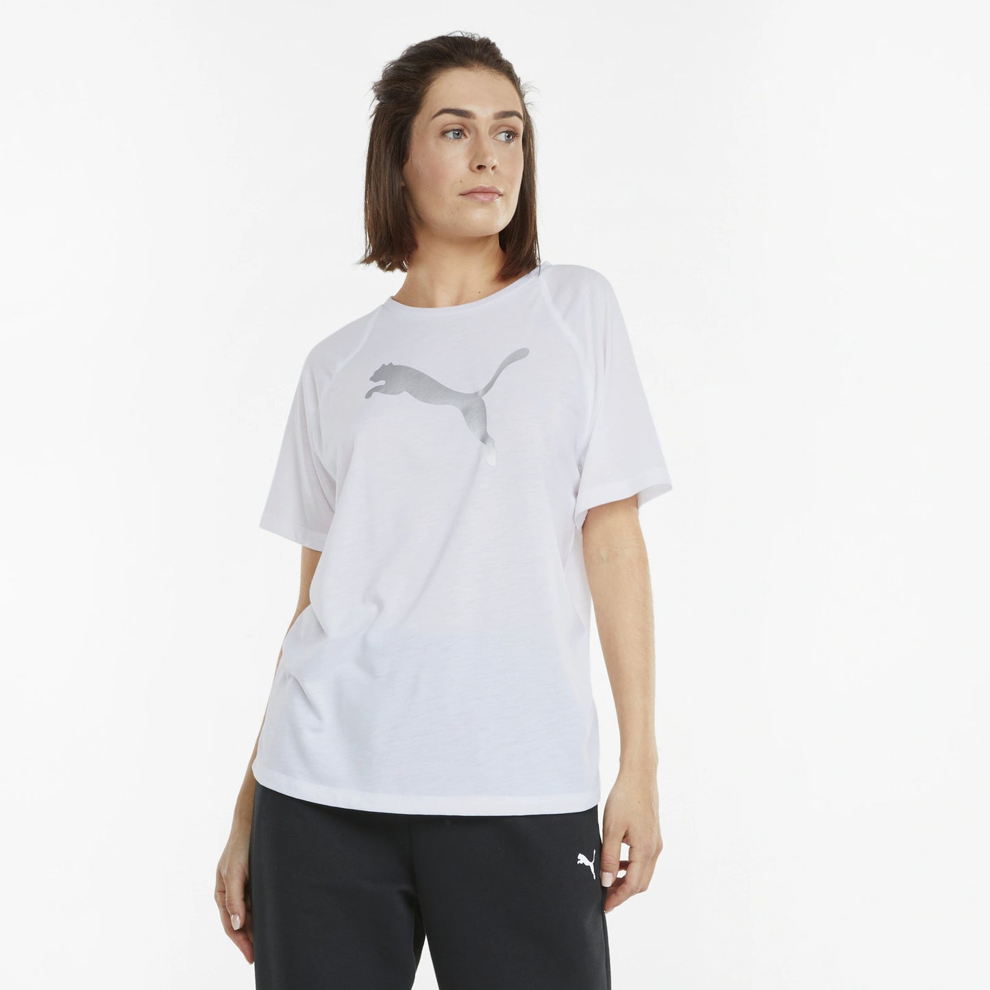 Tricou Puma Logo Alb Femei