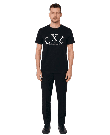 Tricou Christian Lacroix CXL Negru Bărbați