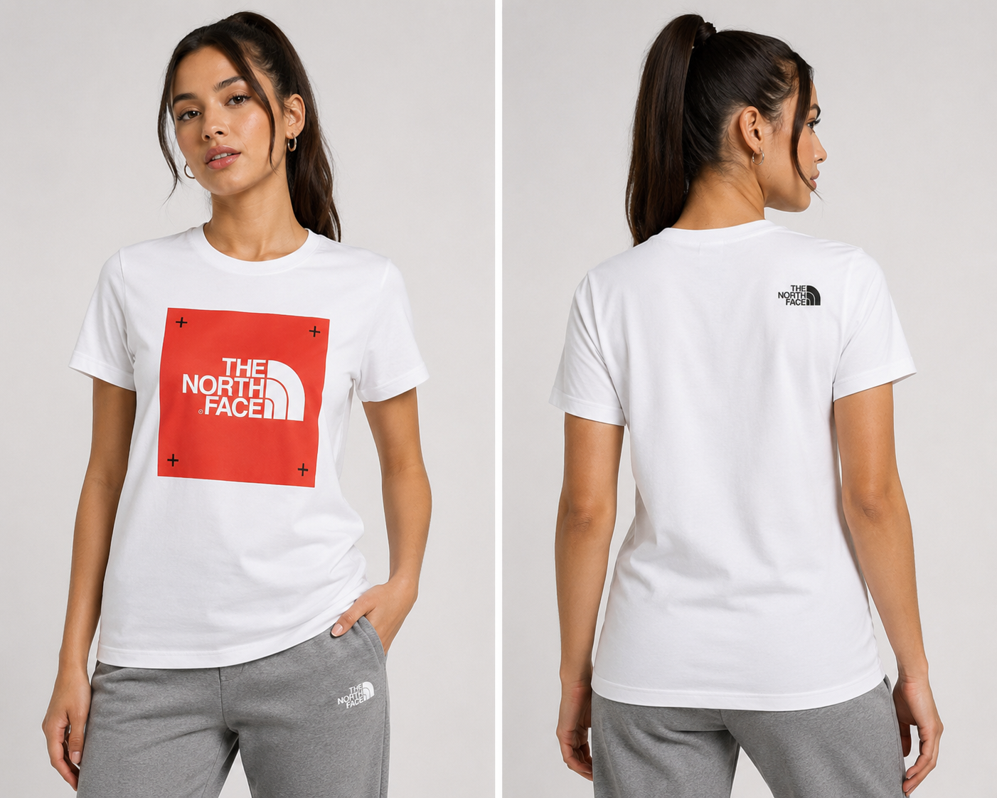 Tricou The North Face Logo Box Alb Unisex