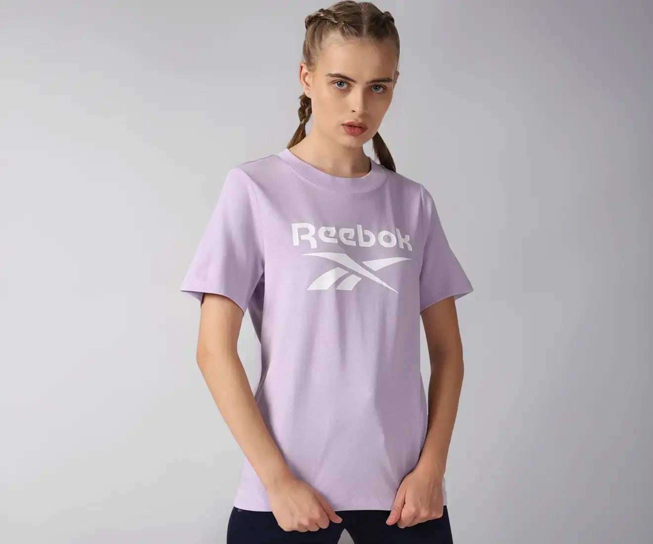 Tricou Reebok Logo Lila Femei