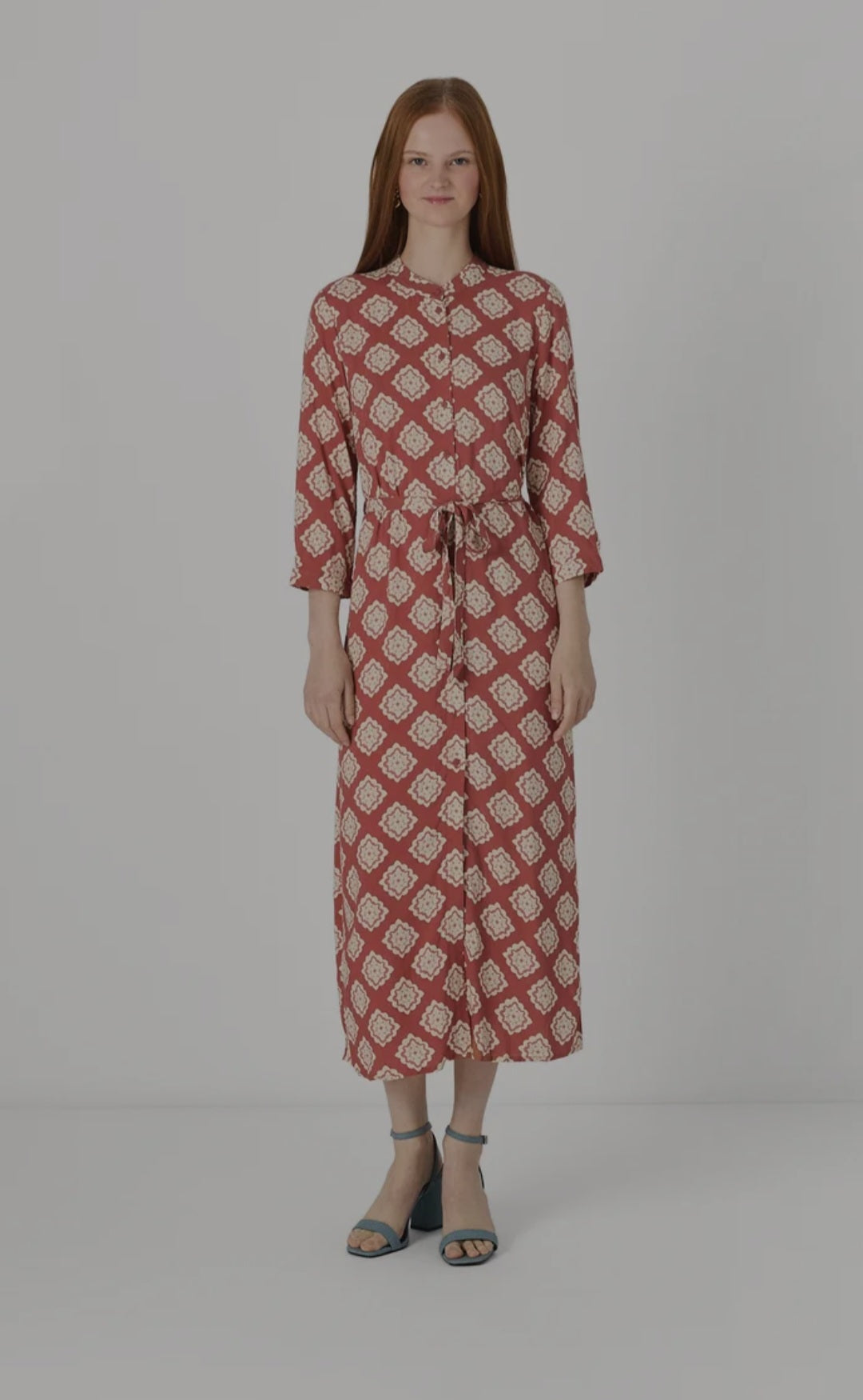 Rochie tip cămașă, cu mâneci 3/4 Vero Moda pentru femei