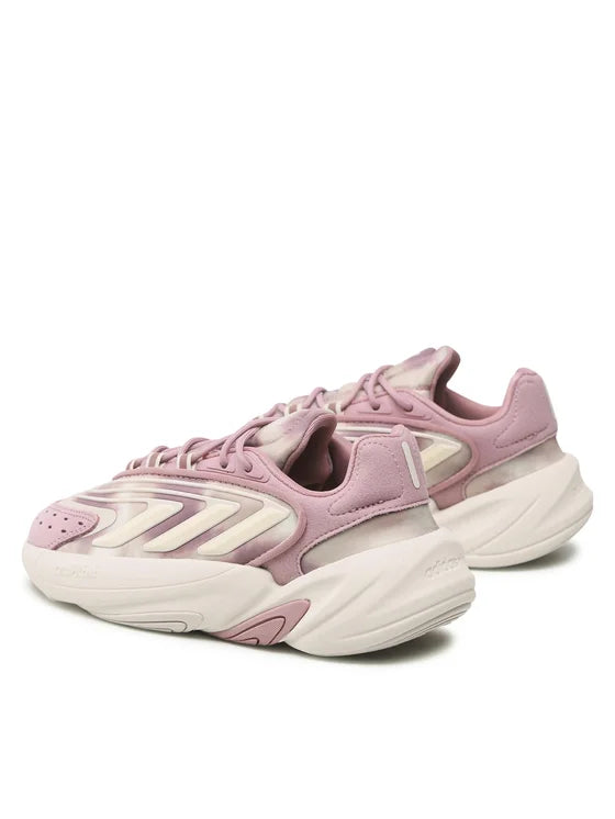 Adidas Originals Sneakers Roz Pudrat și Crem din Piele Naturală și Material Sintetic