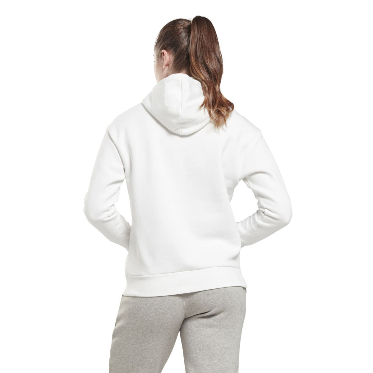 Hanorac Reebok Unisex Alb cu Logo Vector