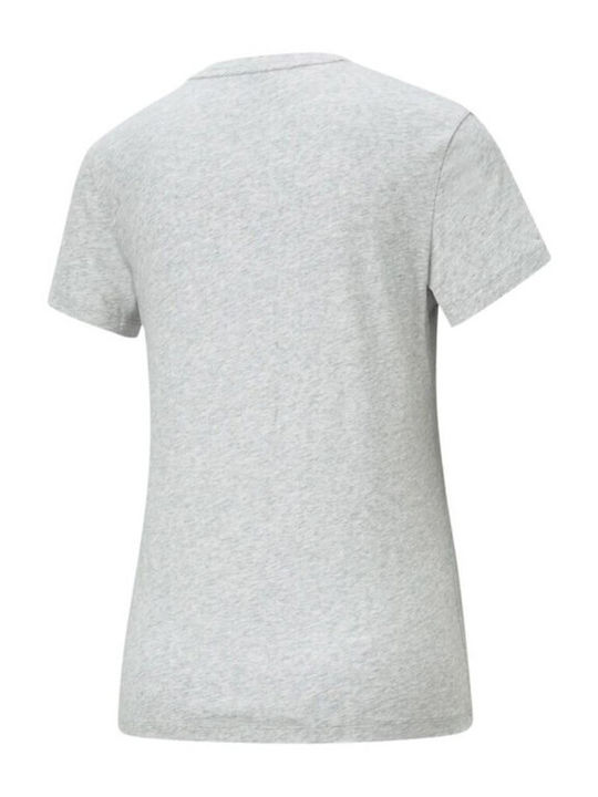 Tricou Puma Essentials Logo Gri Damă
