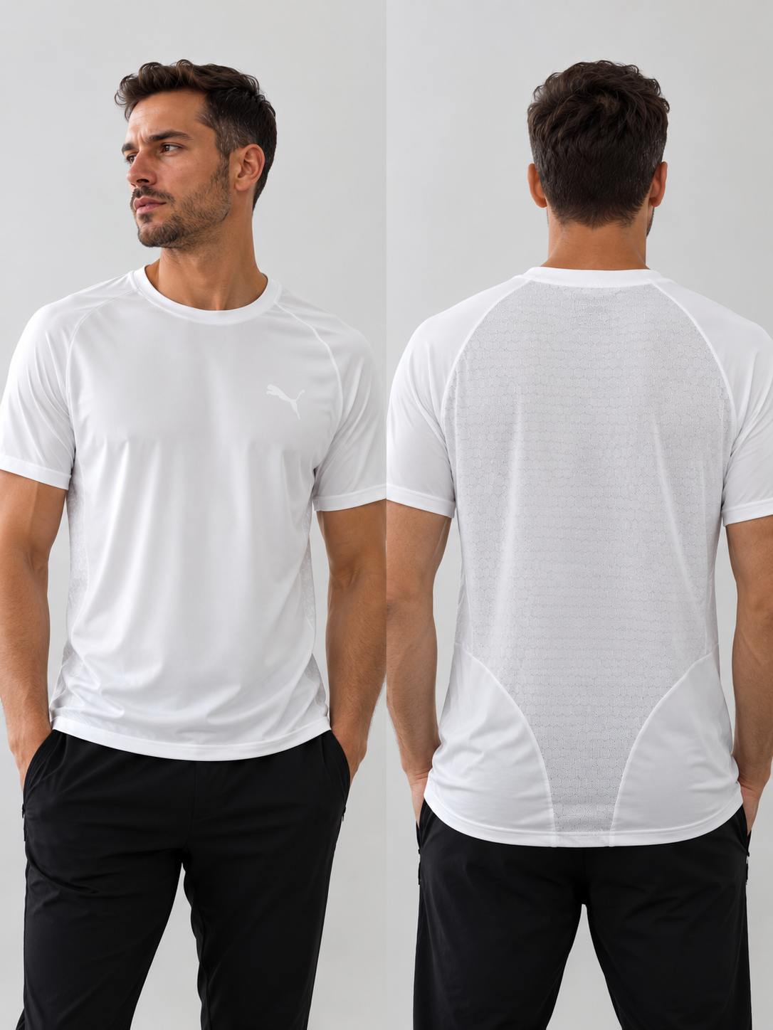 Tricou Puma Performance Alb Bărbați