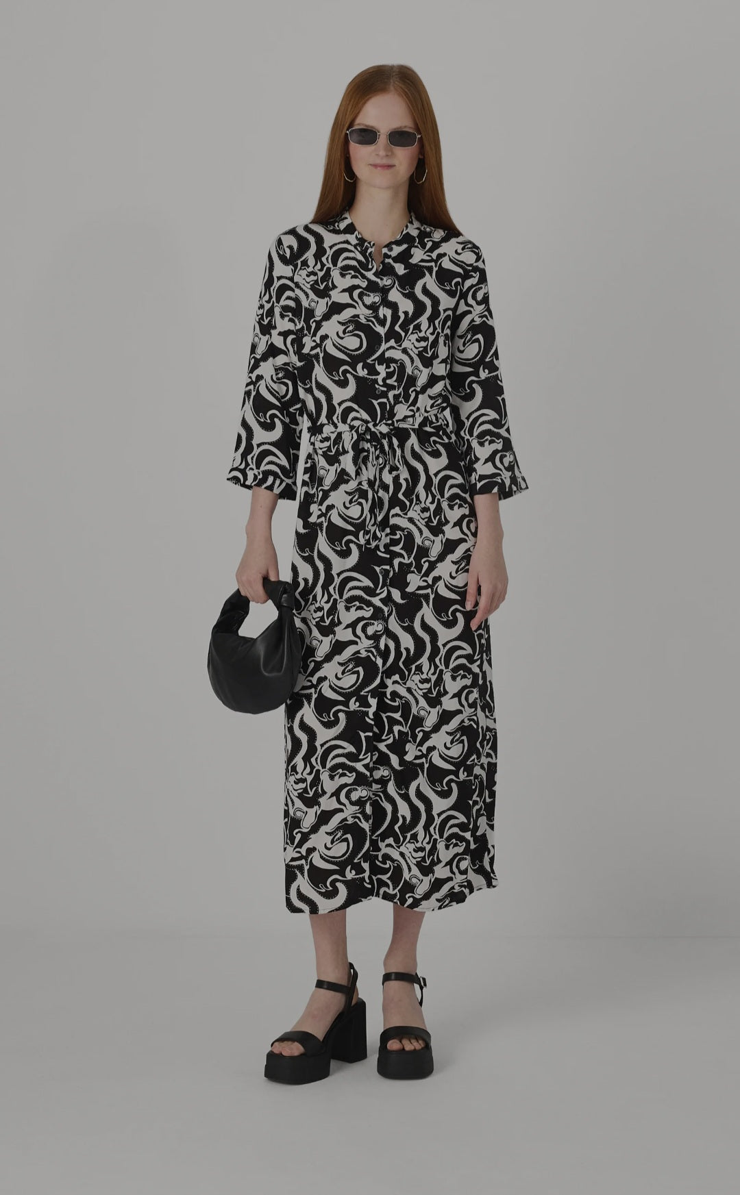 Rochie tip cămașă, cu mâneci 3/4 Vero Moda pentru femei