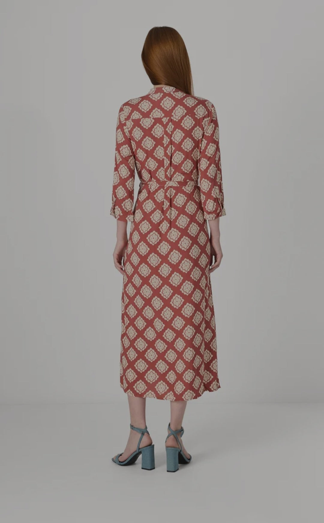 Rochie tip cămașă, cu mâneci 3/4 Vero Moda pentru femei