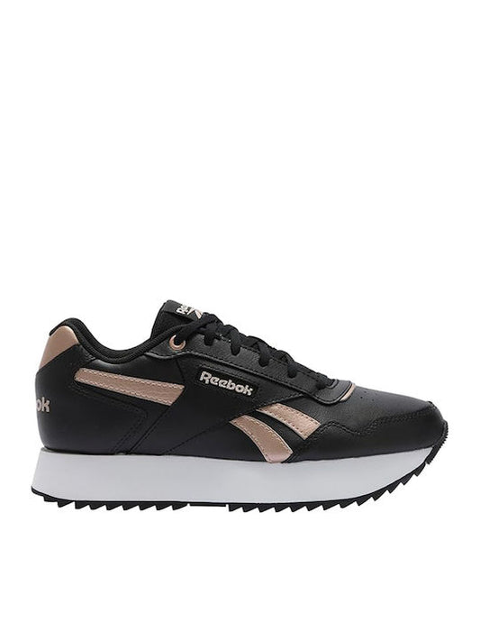 Reebok Sneakers Negri cu Detalii Bej și Talpă Contrastantă