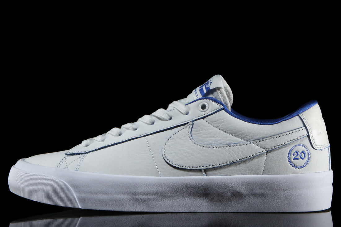 Sneakers Nike Blazer Low GT Alb-Albastru Unisex din Piele Naturală