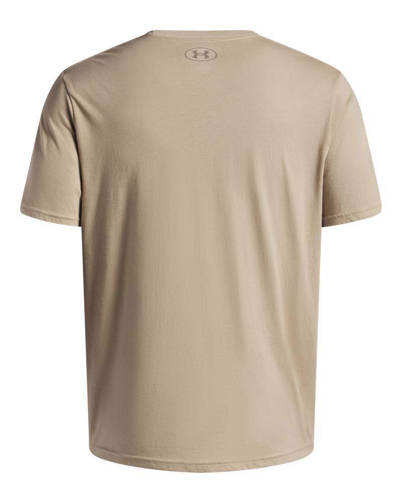 Tricou Under Armour Bărbați Bej, Regular Fit