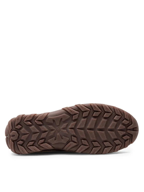 Adidași din piele Lasocki Messi 03 pentru bărbați maro