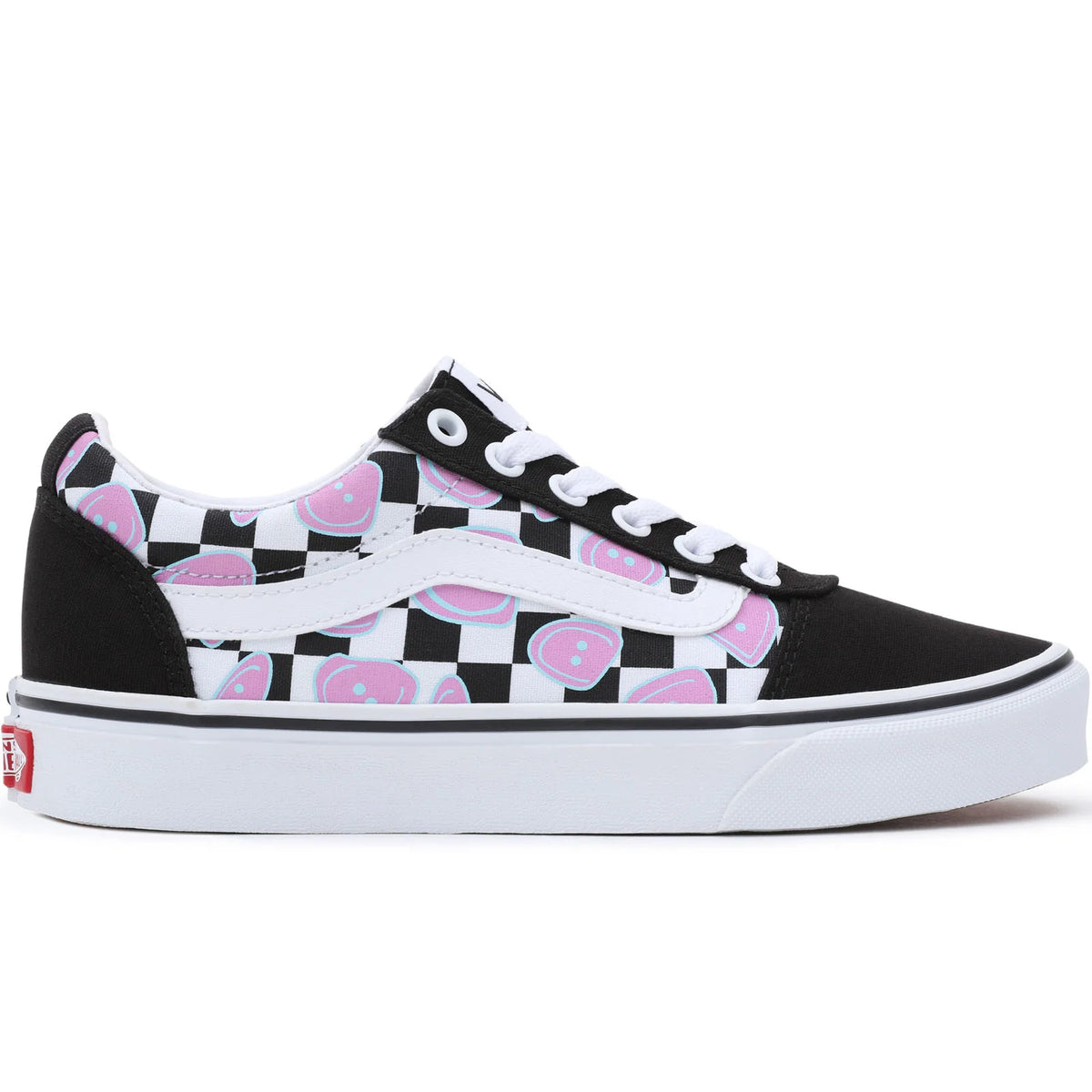 Tenisi Vans Ward Damă Happy Checkerboard Negru/Roz