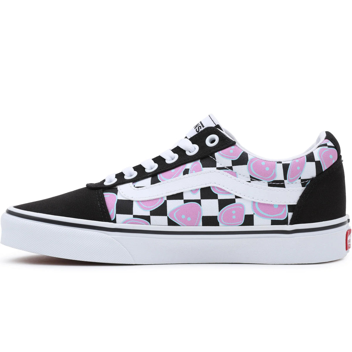 Tenisi Vans Ward Damă Happy Checkerboard Negru/Roz