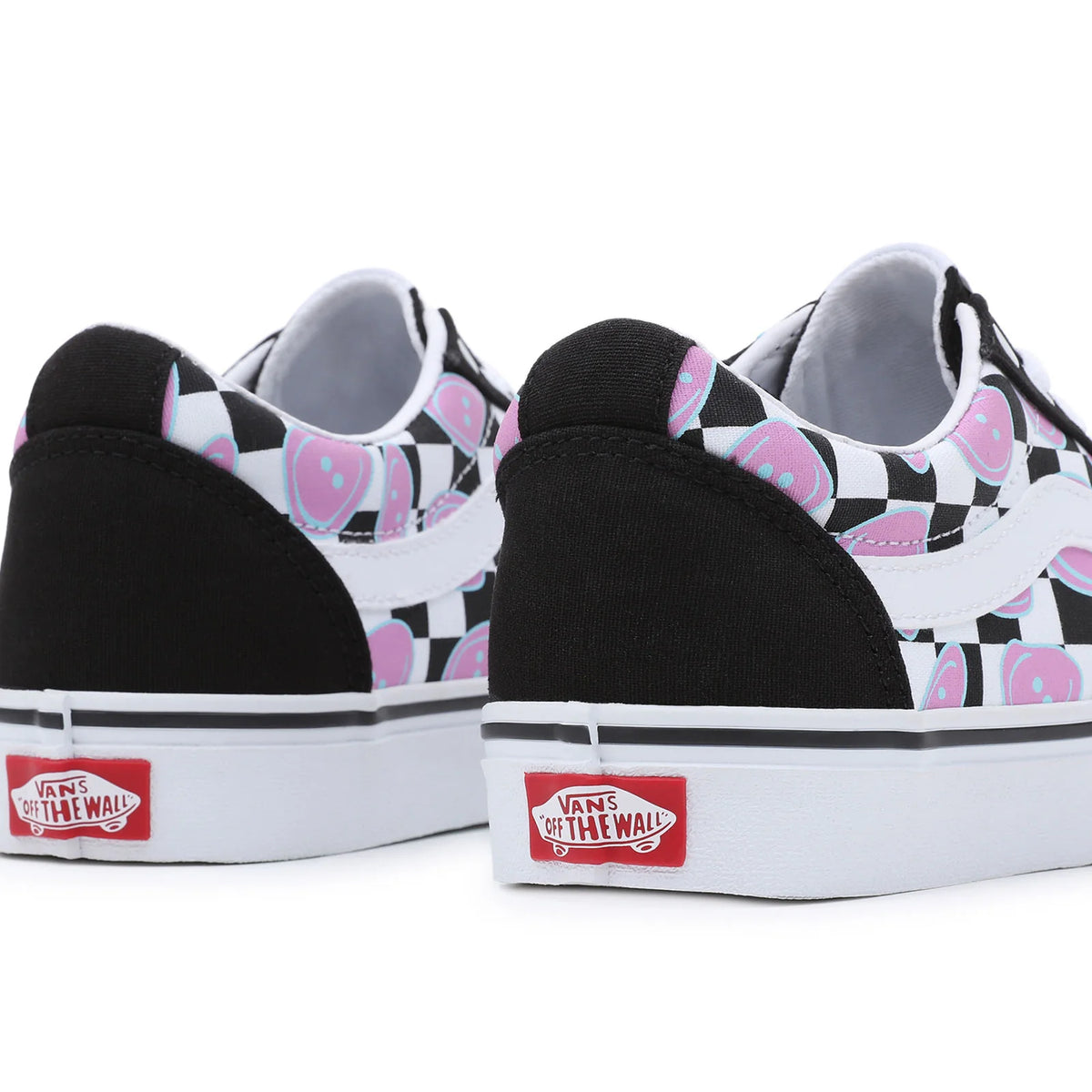 Tenisi Vans Ward Damă Happy Checkerboard Negru/Roz